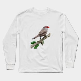 Common Waxbill or St Helena Waxbill Long Sleeve T-Shirt